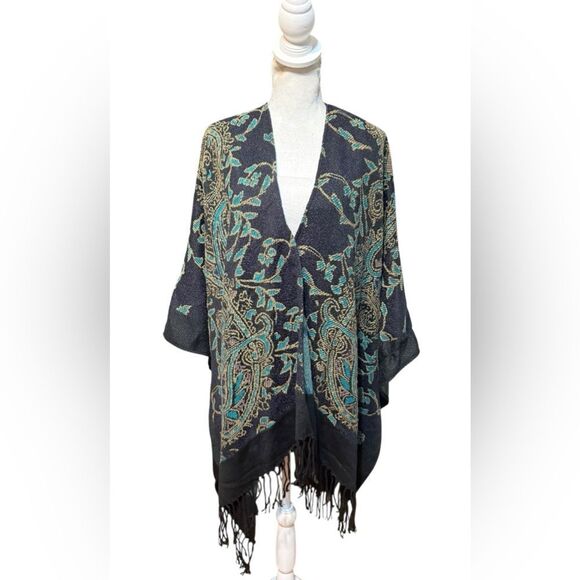 SOFT SURROUNDINGS Paisley Wrap Shawl - Picture 1 of 4